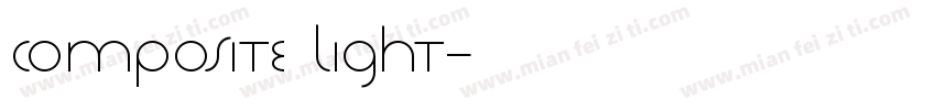 Composite Light字体转换